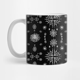 halloween, spider, webs, pattern Mug